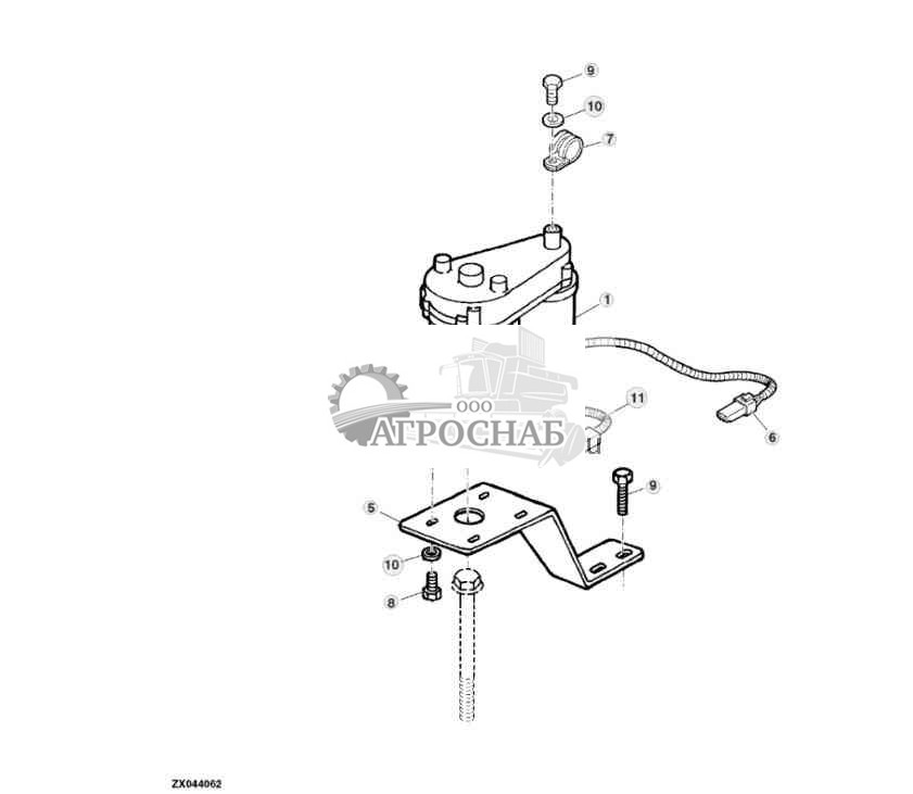 AUTOMATIC COUNTERKNIFE ADJUSTMENT MOTOR 
